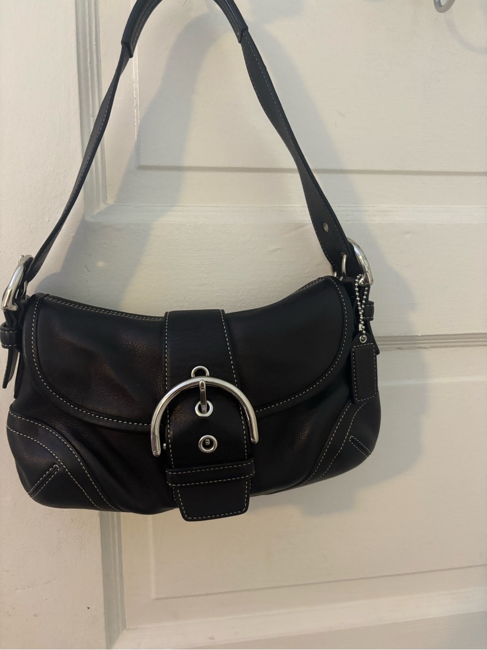 Vintage black Coach Soho bag